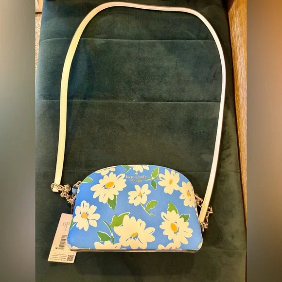 kate spade Blue Floral Daisy Crossbody Bag NWT - Picture 2 of 6